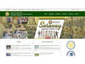 Mariano Marcos State University's Website Screenshot