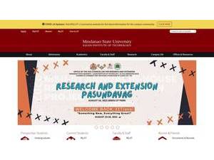 Mindanao State University - Iligan Institute of Technology's Website Screenshot