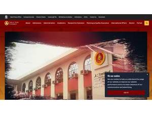 Tarlac State University's Website Screenshot