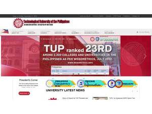 Technological University of the Philippines's Website Screenshot