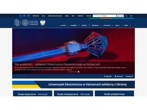 Uniwersytet Ekonomiczny w Katowicach's Website Screenshot
