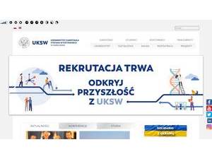 Uniwersytet Kardynala Stefana Wyszynskiego w Warszawie's Website Screenshot