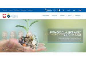 Uniwersytet Jagiellonski's Website Screenshot