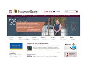 Wroclaw Medical University's Website Screenshot