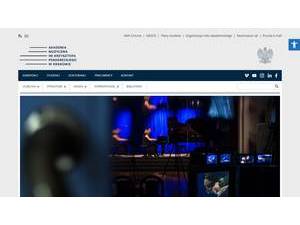 Akademia Muzyczna w Krakowie's Website Screenshot
