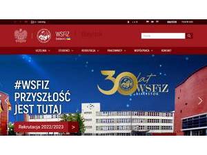 Wschodnioeuropejska Akademia Nauk Stosowanych w Bialymstoku's Website Screenshot