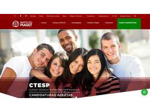 Instituto Piaget's Website Screenshot