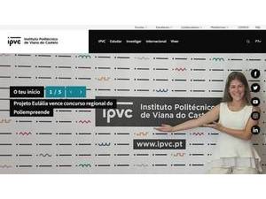 Instituto Politécnico de Viana do Castelo's Website Screenshot