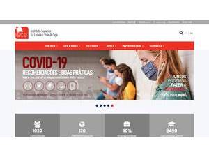 Instituto Superior de Ciências Educativas's Website Screenshot