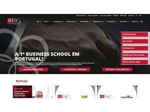 ISG Business and Economics School's Website Screenshot