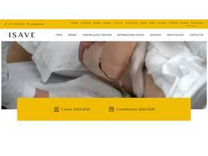 Instituto Superior de Saúde do Alto Ave's Website Screenshot