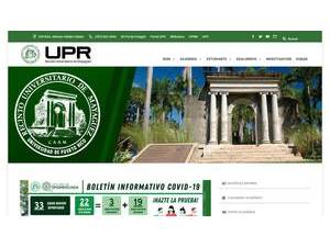 Universidad de Puerto Rico, Recinto Universitario de Mayagüez's Website Screenshot