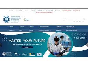 Babes-Bolyai University's Website Screenshot