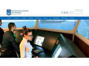 Universitatea Maritima din Constanta's Website Screenshot