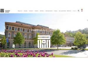 Universitatea Transilvania din Brasov's Website Screenshot