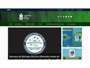 Universidade Federal do Amapá's Website Screenshot