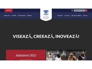 Universitatea Stefan cel Mare Suceava's Website Screenshot