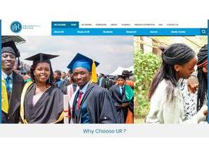 University of Rwanda's Website Screenshot