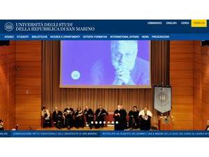 Universita' degli Studi di San Marino's Website Screenshot