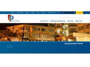 Central University of Technology's Website Screenshot