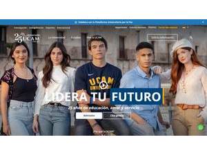 Universidad Católica San Antonio de Murcia's Website Screenshot