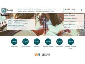 Universidad de Cantabria's Website Screenshot