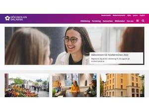 Högskolan Dalarna's Website Screenshot