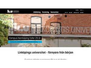 Linköpings Universitet's Website Screenshot