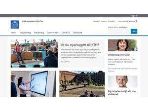 Kungliga Tekniska högskolan's Website Screenshot