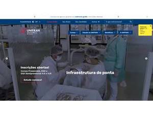 Universidade de Franca's Website Screenshot