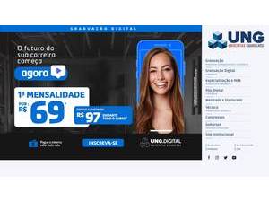 Guarulhos University's Website Screenshot