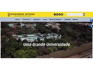 University of Itaúna's Website Screenshot