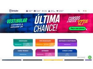 University of Uberaba's Website Screenshot