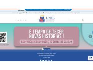 Bahia State University's Website Screenshot