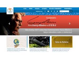 University of the State of Rio de Janeiro's Website Screenshot
