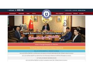 Aydin Adnan Menderes Üniversitesi's Website Screenshot