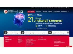 Dogus Üniversitesi's Website Screenshot