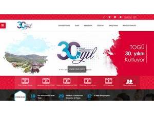 Tokat Gaziosmanpasa University's Website Screenshot