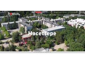 Hacettepe Üniversitesi's Website Screenshot