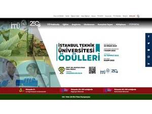 Istanbul Teknik Üniversitesi's Website Screenshot