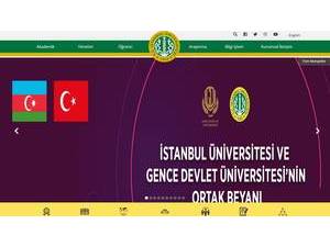 Istanbul University's Website Screenshot