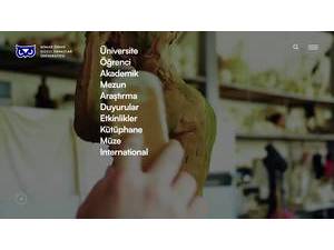 Mimar Sinan Fine Arts University's Website Screenshot