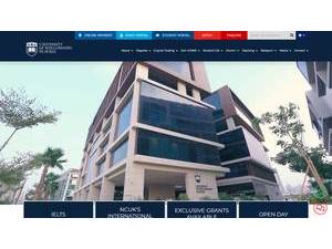 University of Wollongong in Dubai's Website Screenshot
