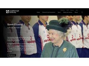 Loughborough University's Website Screenshot