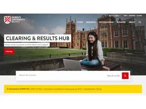 Queen's University Belfast's Website Screenshot