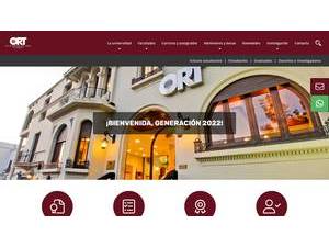 ORT Uruguay University's Website Screenshot