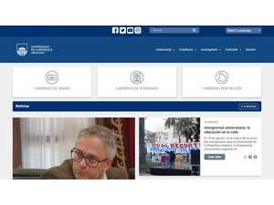 Universidad de la República's Website Screenshot