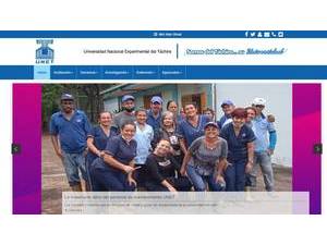 Universidad Nacional Experimental del Táchira's Website Screenshot
