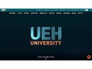University of Economics Ho Chi Minh City's Website Screenshot