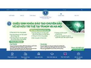 Ho Chi Minh City University of Law's Website Screenshot